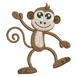 Cute Monkey 08 machine embroidery designs