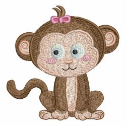 Cute Monkey 09 machine embroidery designs