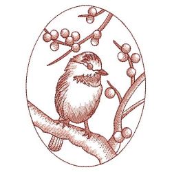 Sketched Chickadees 1 06(Md) machine embroidery designs