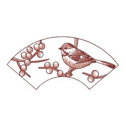 Sketched Chickadees 1 08(Sm) machine embroidery designs
