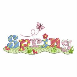 Four Seasons Word machine embroidery designs