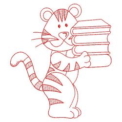 Rebwork School Tiger(Lg) machine embroidery designs