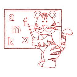 Rebwork School Tiger 08(Lg) machine embroidery designs