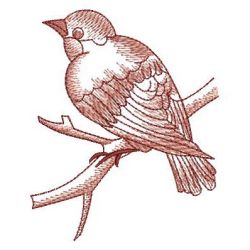 Sketched Chickadees 2 05 machine embroidery designs