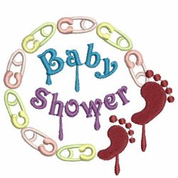 Baby Shower 03 machine embroidery designs