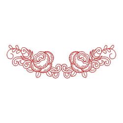 Redwork Heirloom Flower 03(Lg)