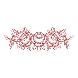 Redwork Heirloom Flower 04(Sm) machine embroidery designs