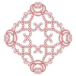 Redwork Heirloom Flower 11(Sm)