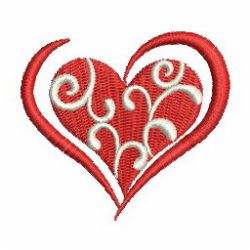 Fancy Heart 10 machine embroidery designs