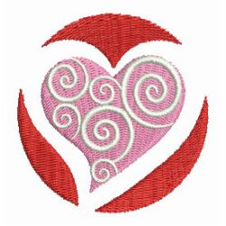 Fancy Heart 12 machine embroidery designs
