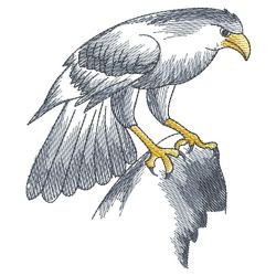 Sketched Eagle 03(Sm) machine embroidery designs
