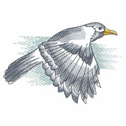 Sketched Eagle 08(Lg) machine embroidery designs