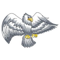 Sketched Eagle 09(Lg) machine embroidery designs
