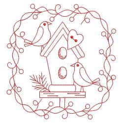 Redwork Home Sweet Home 01(Md) machine embroidery designs