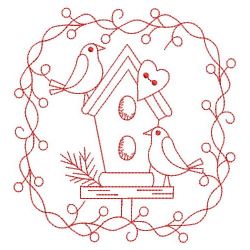 Redwork Home Sweet Home(Sm) machine embroidery designs