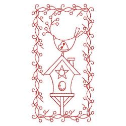 Redwork Home Sweet Home 07(Md) machine embroidery designs
