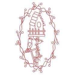 Redwork Home Sweet Home 08(Lg) machine embroidery designs