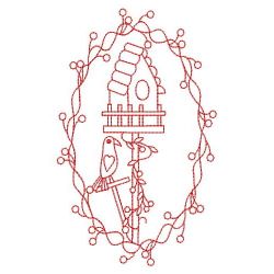 Redwork Home Sweet Home 08(Md) machine embroidery designs