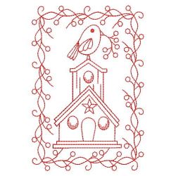 Redwork Home Sweet Home 09(Lg) machine embroidery designs