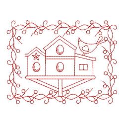 Redwork Home Sweet Home 10(Md) machine embroidery designs