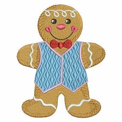 Gingerbread Men 1 06 machine embroidery designs