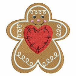 Gingerbread Men 1 08 machine embroidery designs