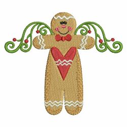 Gingerbread Men 1 10 machine embroidery designs