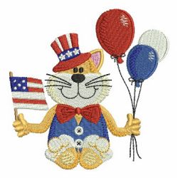 Patriotic Cat 09