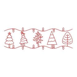 Redwork Christmas Border 04(Md) machine embroidery designs