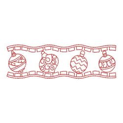 Redwork Christmas Border 05(Lg)