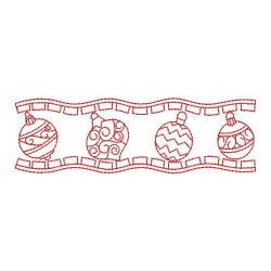 Redwork Christmas Border 05(Lg)