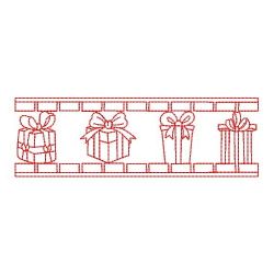 Redwork Christmas Border 06(Lg)