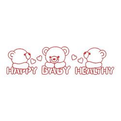 Redwork Baby(Lg) machine embroidery designs