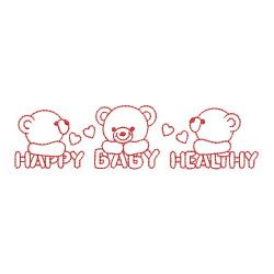 Redwork Baby 01(Md) machine embroidery designs