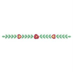 Heirloom Rose Border(Sm) machine embroidery designs