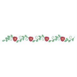 Heirloom Rose Border 06(Sm) machine embroidery designs