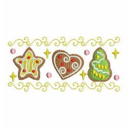 Gingerbread Men 2 machine embroidery designs