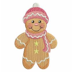 Gingerbread Men 2 06 machine embroidery designs