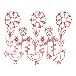 Redwork Spring 02(Sm) machine embroidery designs