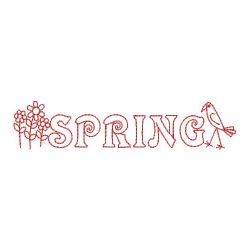 Redwork Spring 04(Sm) machine embroidery designs