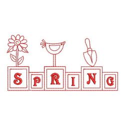 Redwork Spring 06(Lg) machine embroidery designs