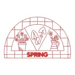 Redwork Spring 07(Lg) machine embroidery designs