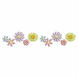 Flower Border 01(Sm) machine embroidery designs