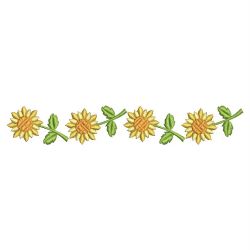 Flower Border 06(Md) machine embroidery designs