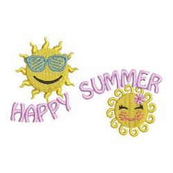 Happy Summer 02 machine embroidery designs