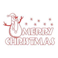 Redwork Merry Christmas 04(Md) machine embroidery designs