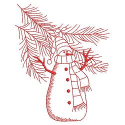 Redwork Merry Christmas 10(Sm) machine embroidery designs