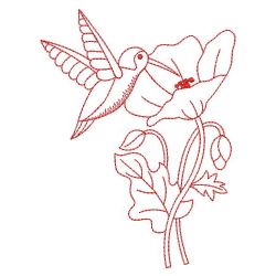 Redwork Poppy Beauty(Lg) machine embroidery designs