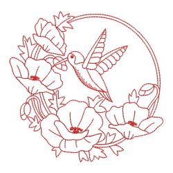 Redwork Poppy Beauty 11(Sm) machine embroidery designs