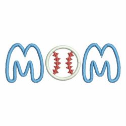 Baseball Mom 02 machine embroidery designs